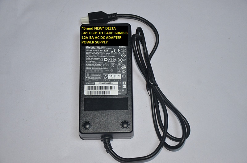 *Brand NEW*12V 5A 341-0501-01 DELTA EADP-60MB B AC100-240V AC DC ADAPTER POWER SUPPLY